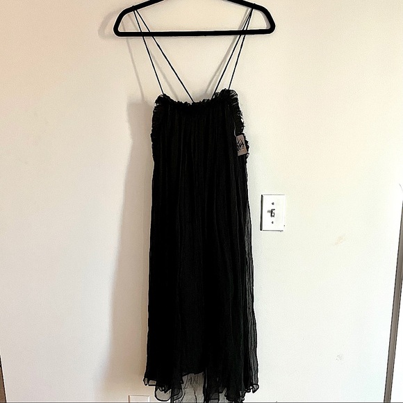 Free People Dresses & Skirts - Free People x Brenda Knight Silk babydoll dress